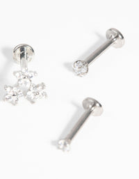 Surgical Steel Posy Flat Back Pack - link has visual effect only