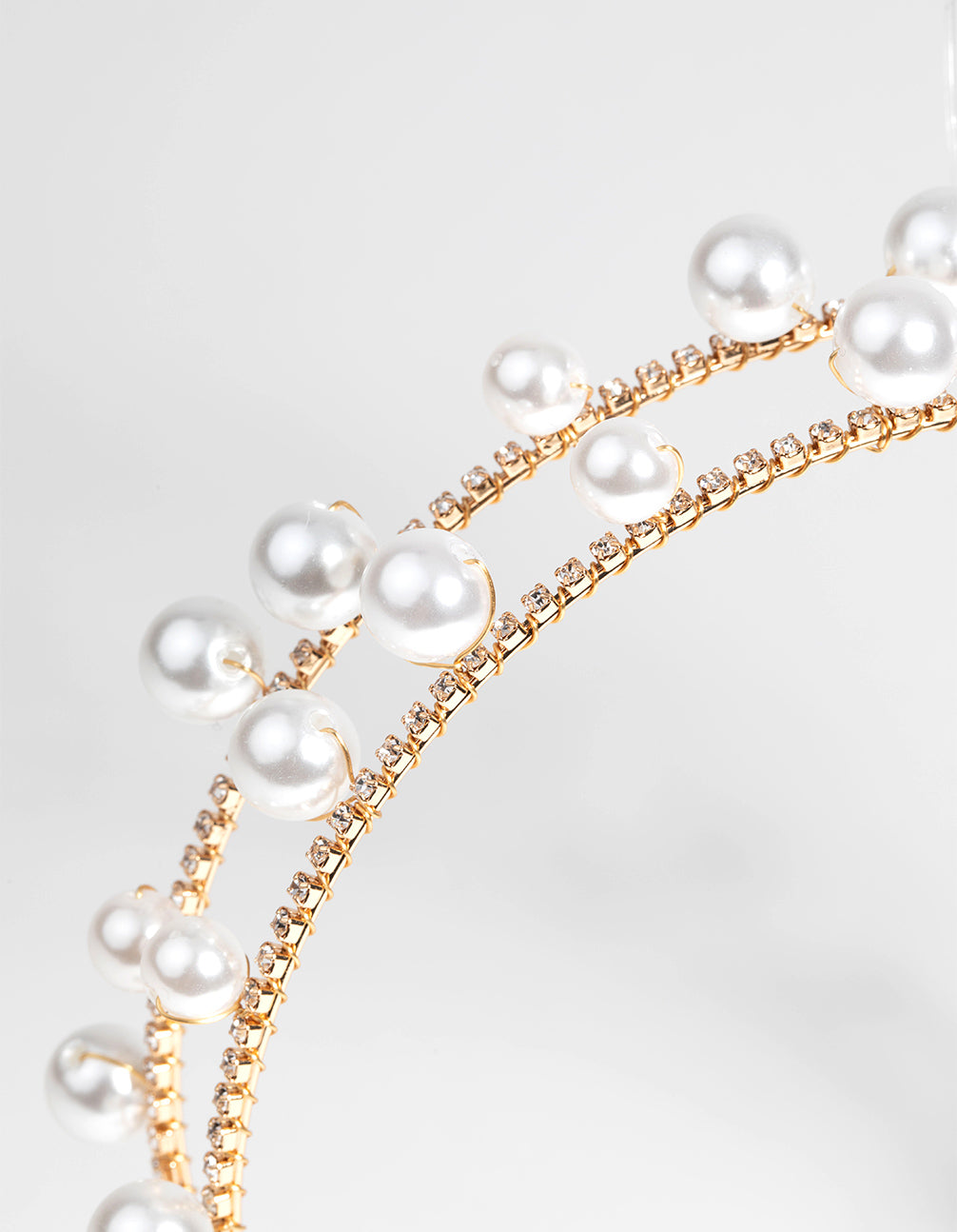 Gold Scattered Pearl Headband
