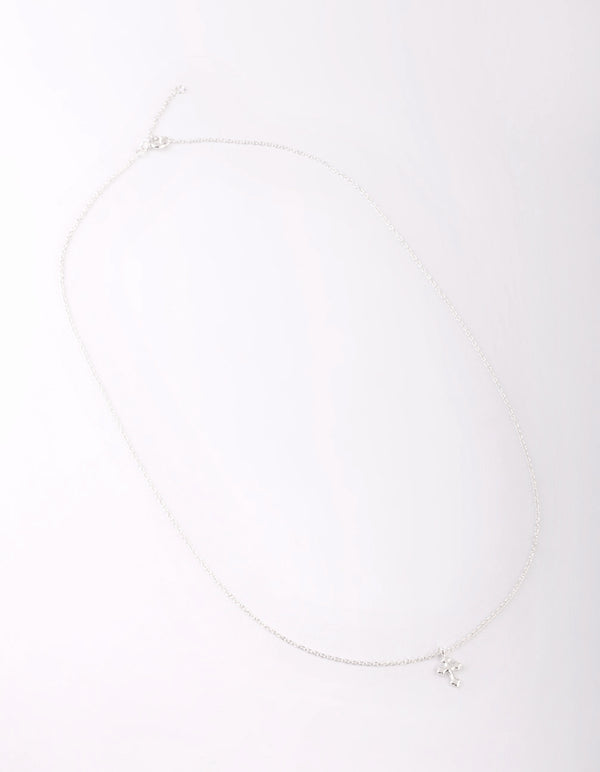 Sterling Silver Gothic Cross Necklace