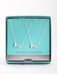 Sterling Silver Butterfly Necklace Set - link has visual effect only