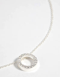 Sterling Silver Open Circle Necklace - link has visual effect only