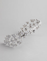 Silver Statement Flower Alice Band - link has visual effect only