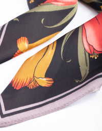 Floral Print Bandana Hair Scarf - link has visual effect only