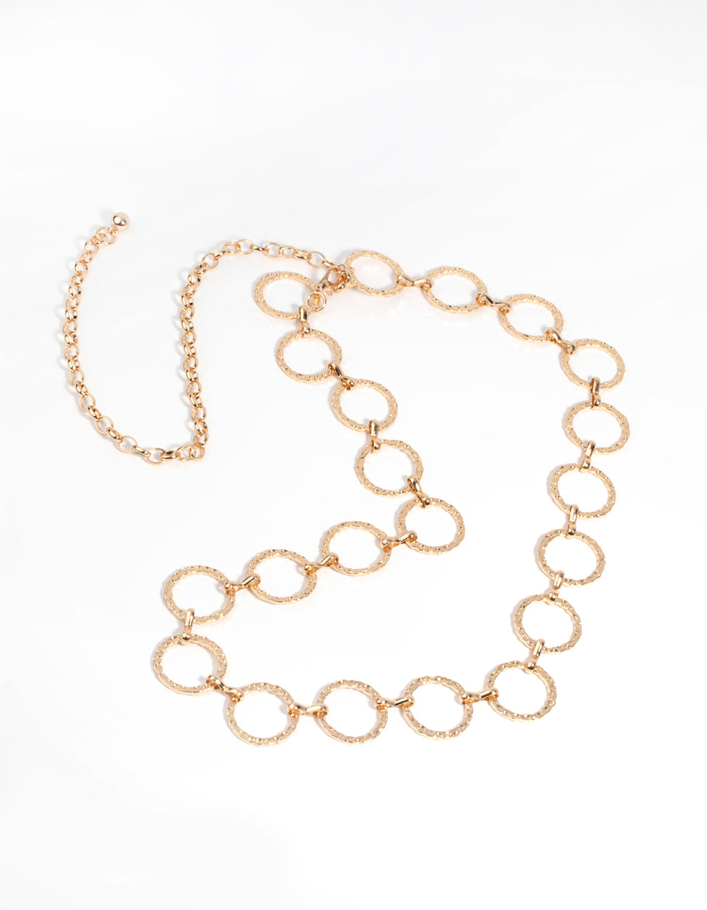 Gold Circle Chain Belt