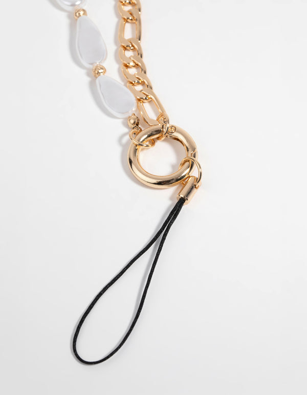 Pearl Phone Charm