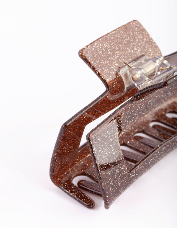 Rectangular Glitter Claw