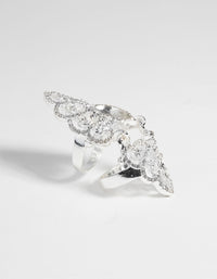 Silver Hinge Ring - link has visual effect only