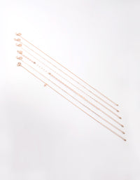 Rose Gold Cross Choker - link has visual effect only
