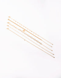 Gold Disc Choker - link has visual effect only