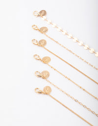 Gold Cross Choker - link has visual effect only