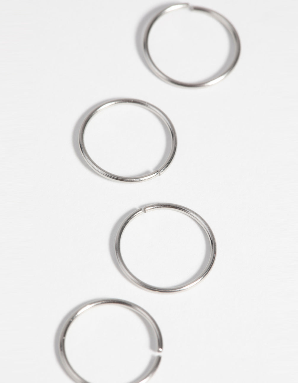 Surgical Steel Nose Ring 4-Pack