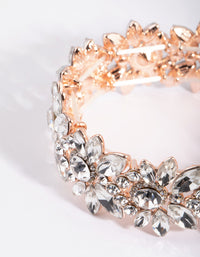 Rose Gold Diamante Bracelet - link has visual effect only