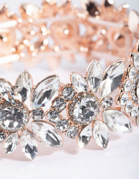 Rose Gold Diamante Bracelet - link has visual effect only