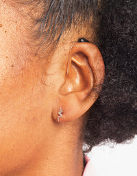 Surgical Steel Snake Stud Earrings - link has visual effect only