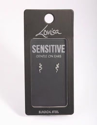 Surgical Steel Snake Stud Earrings - link has visual effect only
