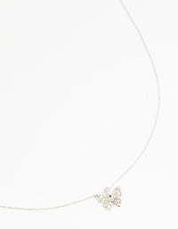 Silver Butterfly Necklace - link has visual effect only