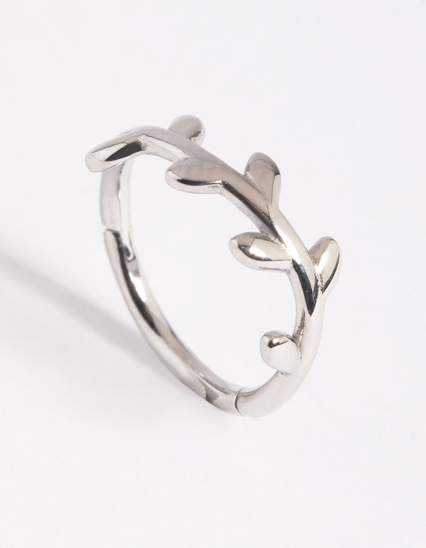 Surgical Steel Vine Clicker Ring