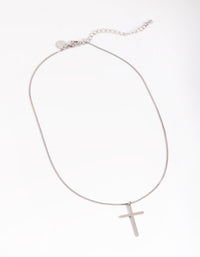 Stainless Steel Cross Necklace - link has visual effect only