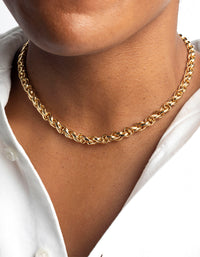 Gold Plated Chain Necklace - link has visual effect only