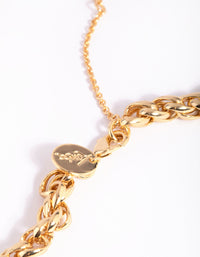 Gold Plated Chain Necklace - link has visual effect only
