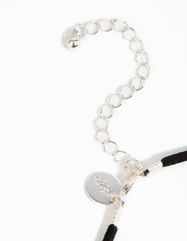 Silver Rose Quartz Rope Necklace