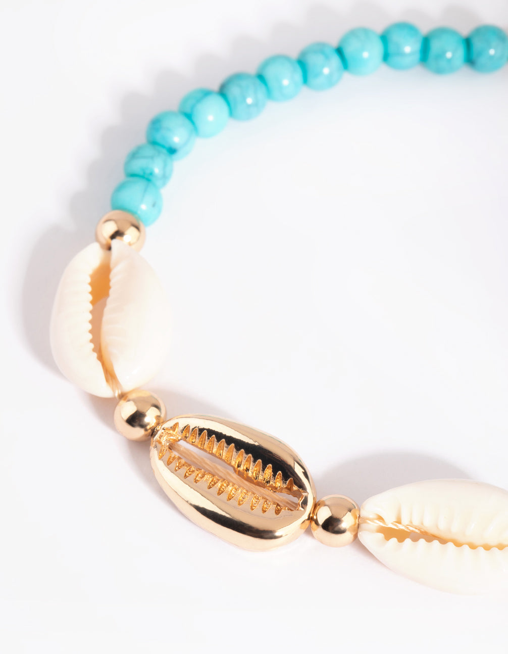 90s Shell & Bead Bracelet