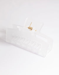 Frosted Rectangular Claw - link has visual effect only