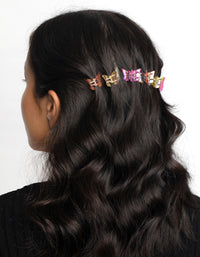 Bright Butterfly Mini Claw Clip 6-Pack - link has visual effect only