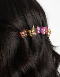 Bright Butterfly Mini Claw Clip 6-Pack - link has visual effect only
