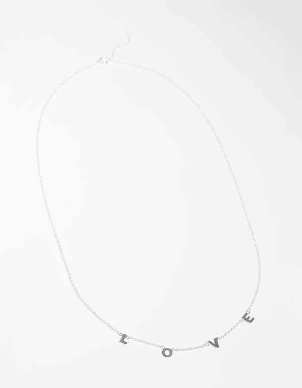 Sterling Silver Love Necklace