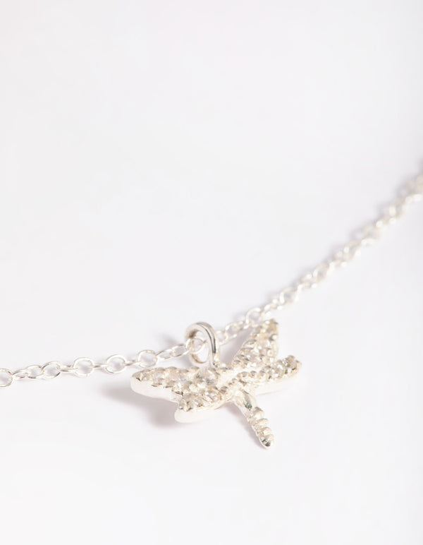 Sterling SIlver Dragonfly Necklace