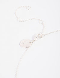Silver Plated Cubic Zirconia Lightning Necklace - link has visual effect only