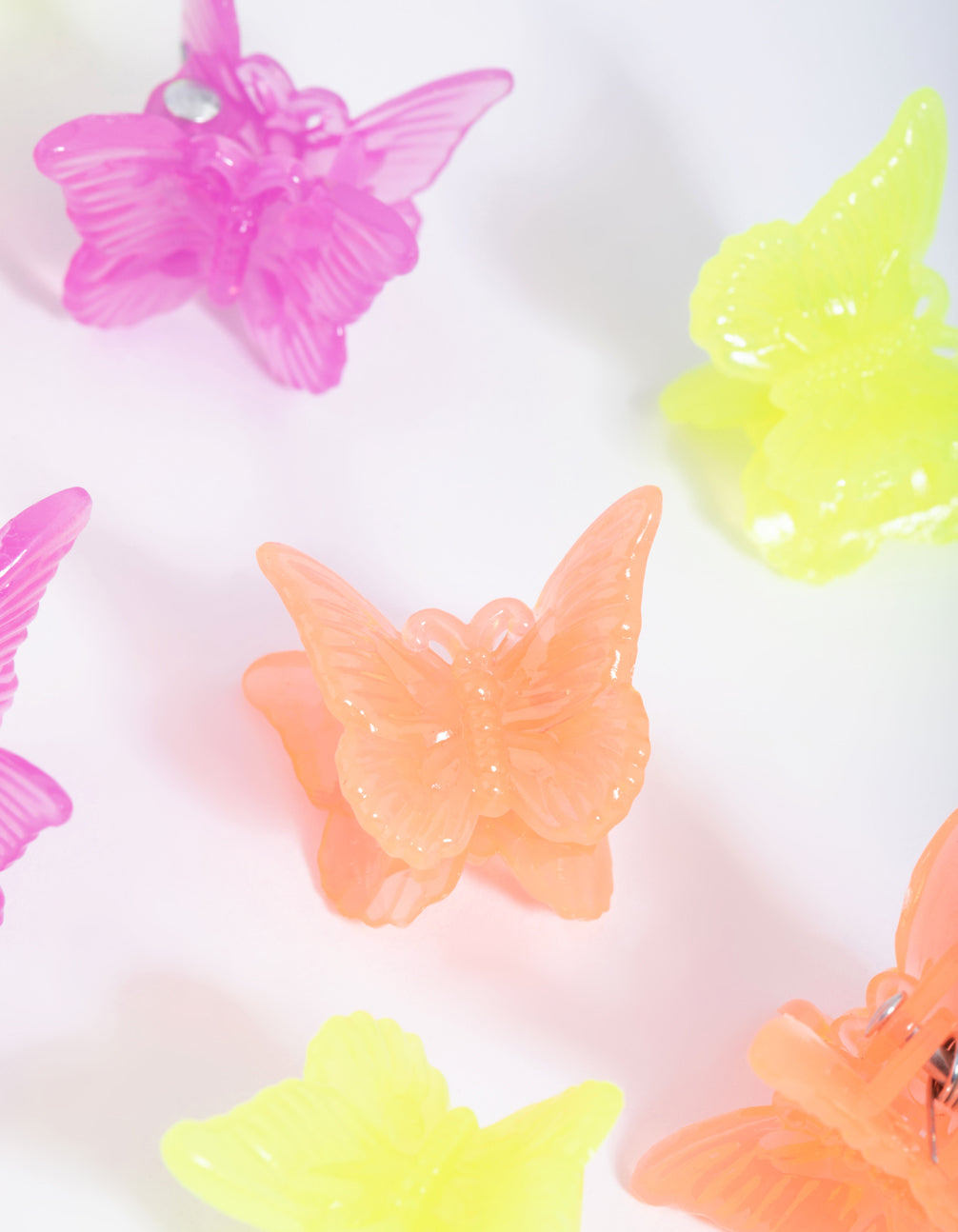 Kids Fluro Butterfly Claw Pouch