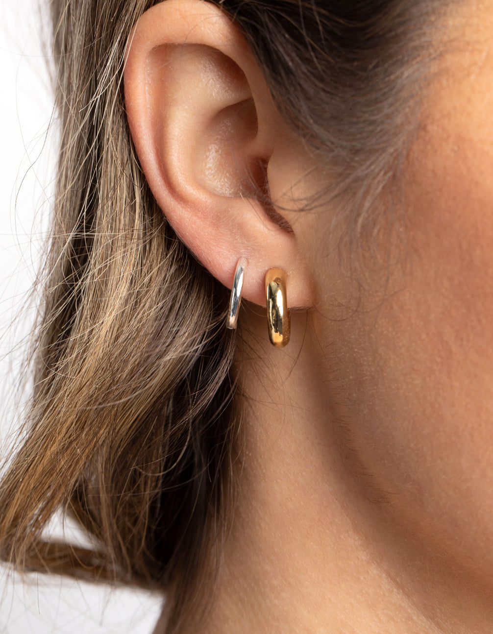 Gold & Silver Plated Hoop Earring Pack