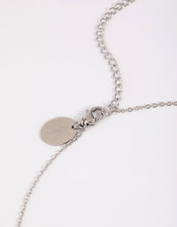 Waterproof Stainless Steel Cubic Zirconia Cross Necklace - link has visual effect only