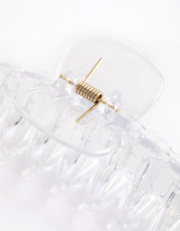 Clear Hair Claw Clip - link has visual effect only