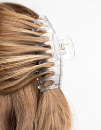 Clear Hair Claw Clip - link has visual effect only