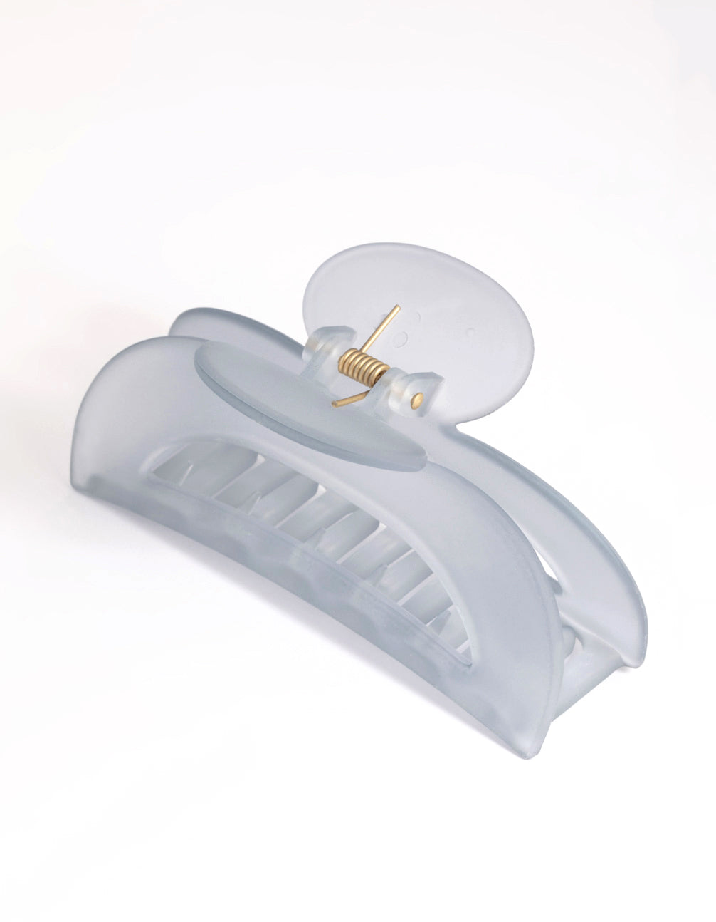 Grey Frosted Hair Claw Clip