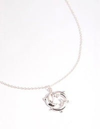 Silver Dolphin Necklace - link has visual effect only