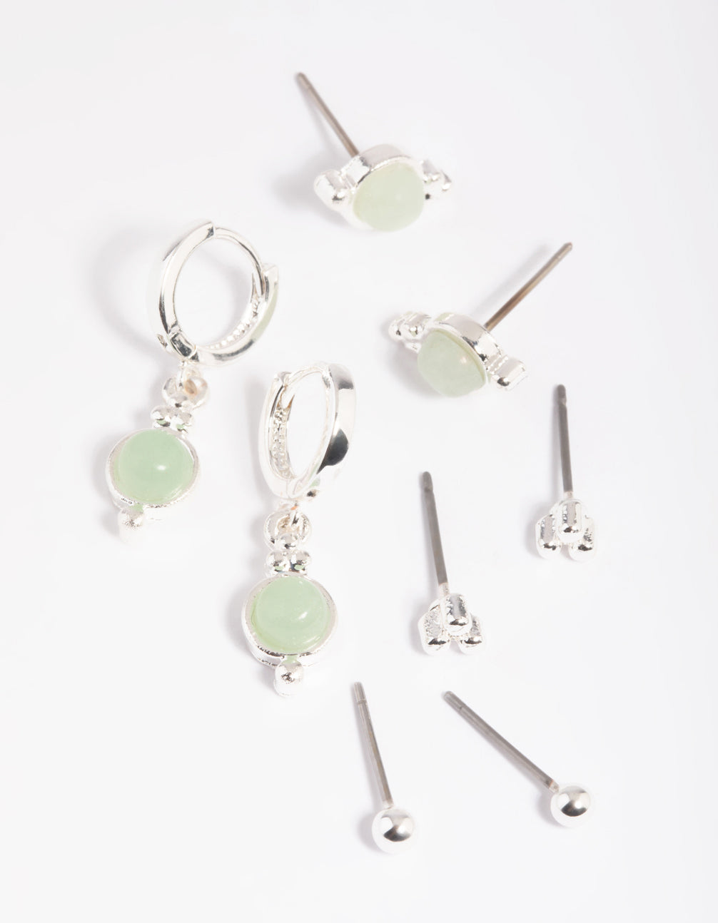 Green Amazonite Earring Stack Pack