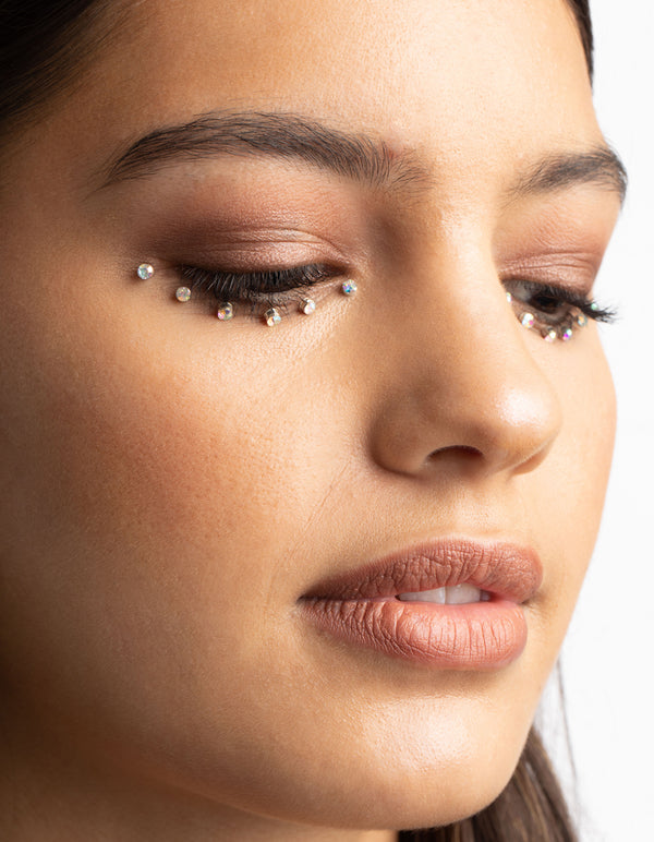 Round Diamante Face Jewels