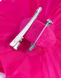 Pink Flower Corsage Clip - link has visual effect only