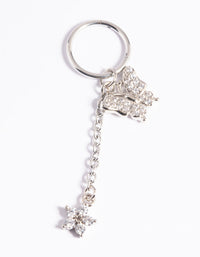 Platinum Plated Titanium Butterfly Clicker Ring - link has visual effect only