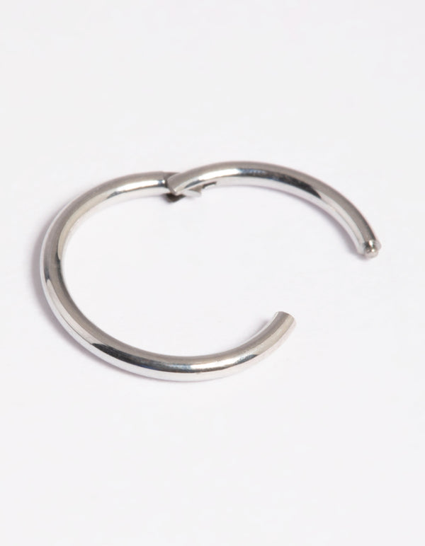 Platinum Plated Titanium Clicker Ring