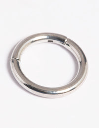 Platinum Plated Titanium Clicker Ring - link has visual effect only