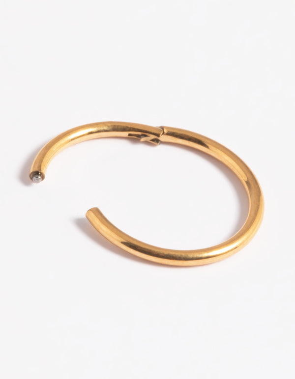 Gold Plated Titanium Clicker Ring