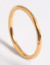 Gold Plated Titanium Clicker Ring - link has visual effect only