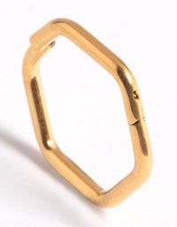 Gold Plated Titanium Clicker Ring - link has visual effect only