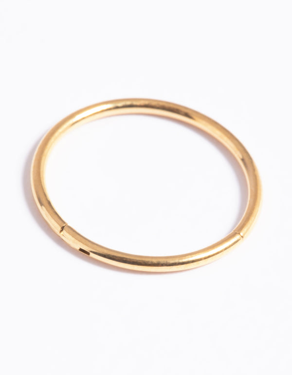 Gold Plated Titanium Clicker Ring