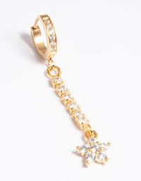 Gold Plated Titanium Clicker Ring - link has visual effect only